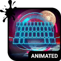 Deep Space Animated Keyboard + Live Wallpaper