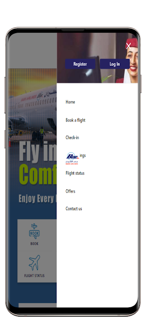 Badr Airlines Screenshot 2