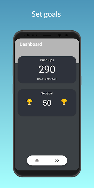 Push-Up Counter - Uses Camera Screenshot 1