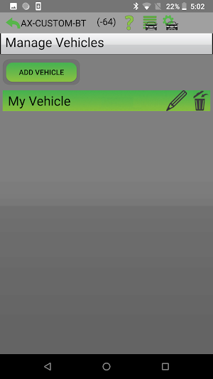 Axxess Bluetooth® Interface Screenshot 3