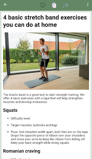 Fitness workout at home Screenshot 2