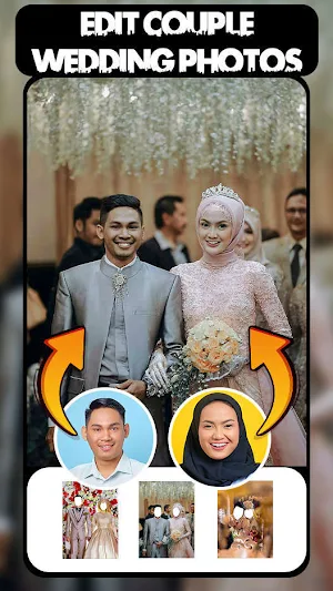 Muslim Couple Wedding Dresses Screenshot 1