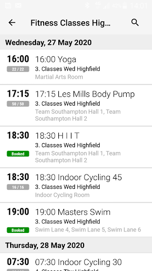 UoS Sport Screenshot 1