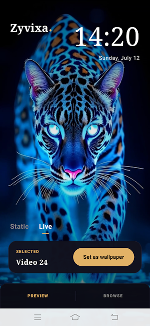 Zyvixa: Live Wallpapers Screenshot 1