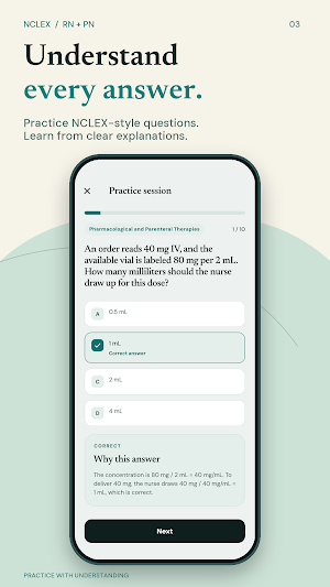NCLEX & Nursing Exam Prep Screenshot 2