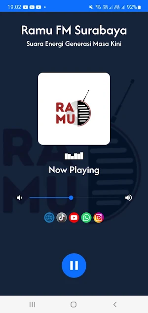 Ramu FM Surabaya Screenshot 2