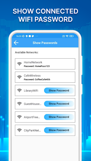 Show Wifi Password: Wifi List Screenshot 1