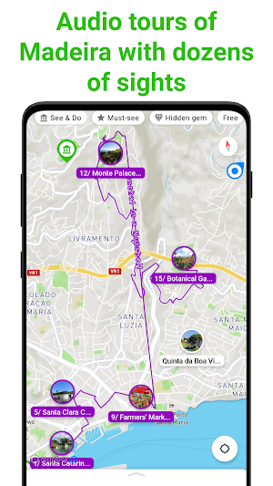 Madeira Tour Guide:SmartGuide Screenshot 0