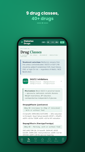Diabetes Drugs Screenshot 1