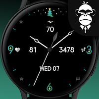 Minimal Christmas Watch Face