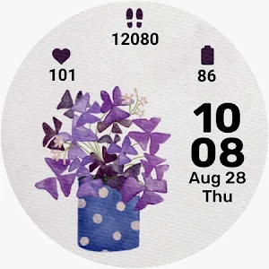 Plantastic watch face-5 Themes Screenshot 3