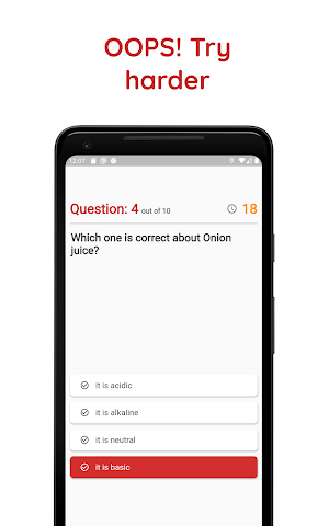 O Level Chemistry Quiz Screenshot 3