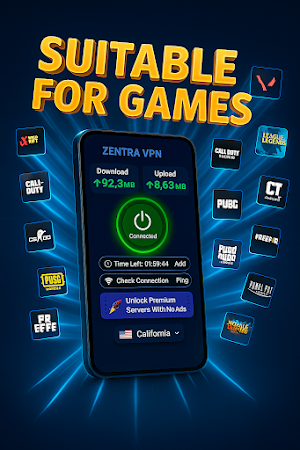 Zentra vpn - fast, safe VPN Screenshot 1