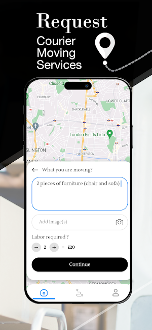 Courrier UK: Movers & Delivery Screenshot 1