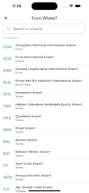 Gazi Air Travel Screenshot 1