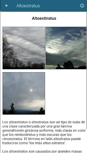 Tipos Nubes Screenshot 3