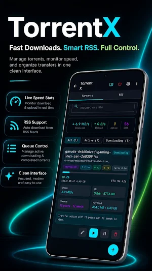 8XDL - Secure Download Manager Screenshot 2