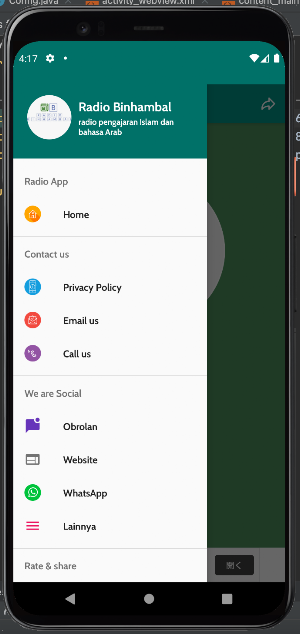 Radio Binhambal screenshot 5