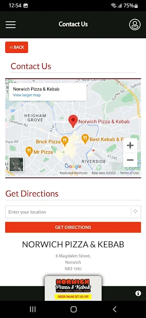 Norwich Pizza Kebab Screenshot 0