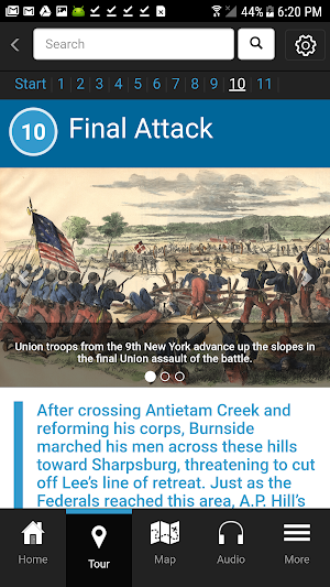 Antietam Trail Map App Screenshot 3