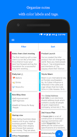 KeepNotes - notes, reminders, label, tags - No Ads Screenshot 0