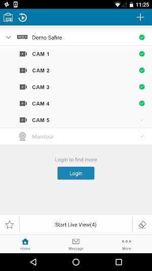 Safire Connect Screenshot 1