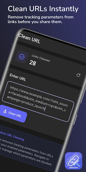 NallaLink: URL Cleaner Screenshot 0