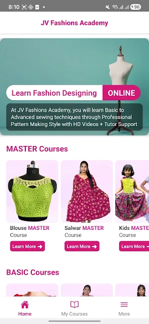 JV Fashions Academy Screenshot 1