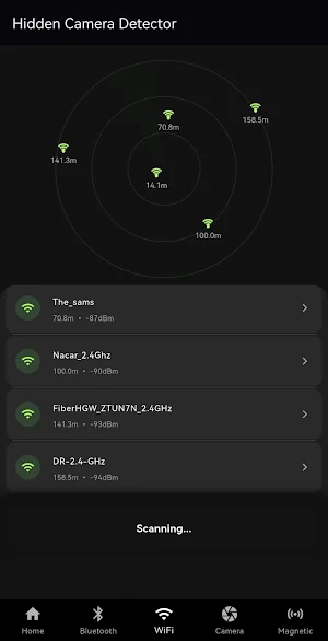 Hidden Spy Cam Detector Screenshot 2