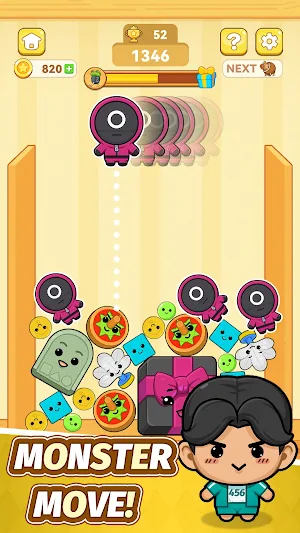 Monster Merge：Drop Puzzle Screenshot 1