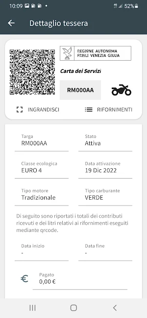 QRfvg Carburanti Screenshot 1