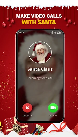 Santa Prank Call: Fake video Screenshot 1