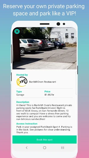 ParkStash - Parking Made Easy Screenshot 1