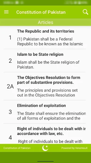 Constitution of Pakistan 1973 Screenshot 1