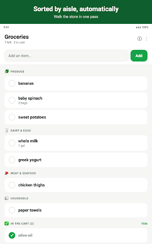 PocketCart: Grocery List Screenshot 3