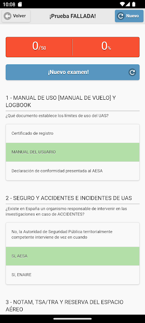 Quiz A1-A3 AESA Drones Screenshot 3