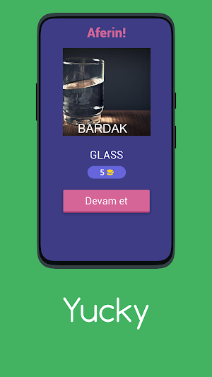 YUCKY - Turkish English Words Screenshot 1
