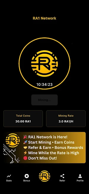 RA1 Network Screenshot 0