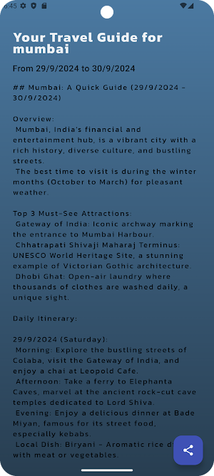 TripCity - AI Trip Planner Screenshot 2