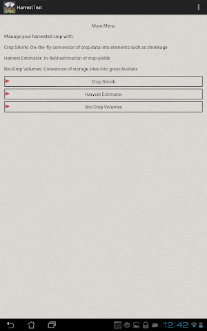Harvest Test Weight Converter Screenshot 3