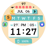 NW106: DIgital watch face