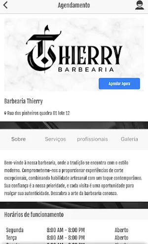 Thierry Barbearia Screenshot 2