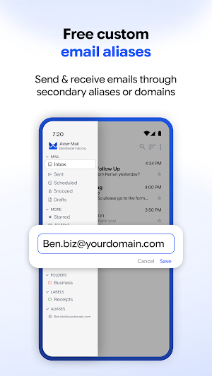 Aster Mail: Encrypted Email Screenshot 1