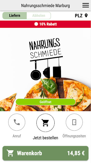 Nahrungsschmiede Marburg Screenshot 0