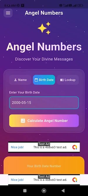 Angel Number : Calculator Screenshot 0