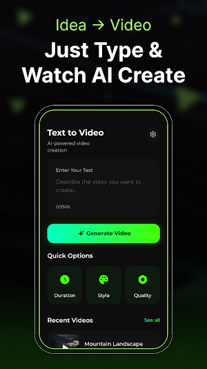 Neurix: AI Video Generator Screenshot 1