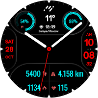 Hybrid SACO TS03 Watch face