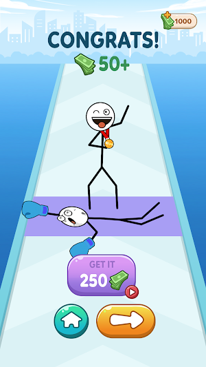 Stickman Roll Screenshot 2