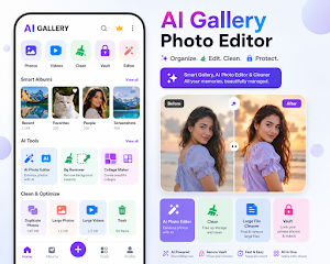 Gallery Lock - Ai Photo Editor Screenshot 0