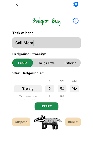 Badger Bug Screenshot 1